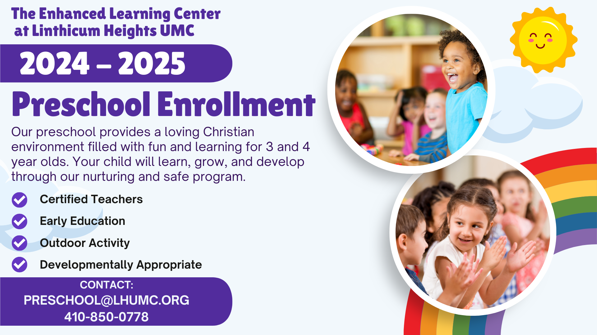 PRESCHOOL Linthicum Heights United Methodist Church